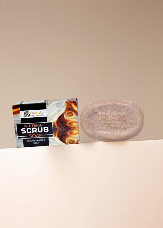 Whitening Scrub Soap - Deep Cleansing & Skin Brightening