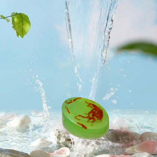 Neem and Saffron Soap | Organic Brightening Bar .