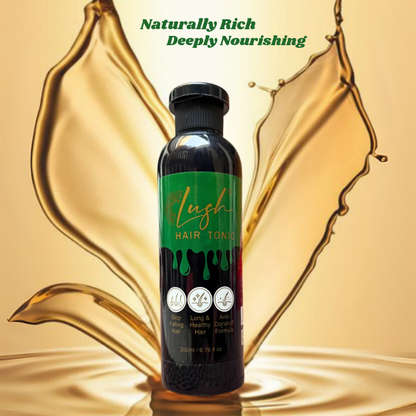 Lush Hair Tonic - 100% Herbal Formula for Healthy, Strong Hair