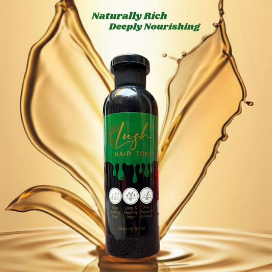 Lush Hair Tonic - 100% Herbal Formula for Healthy, Strong Hair