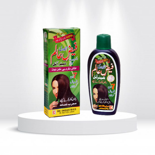 Faiz-e-Alam Herbal Hair Oil for Hair Fall Control, Hair Growth, Dandruff Treatment, and Scalp Nourishment – Best Natural Herbal Oil

