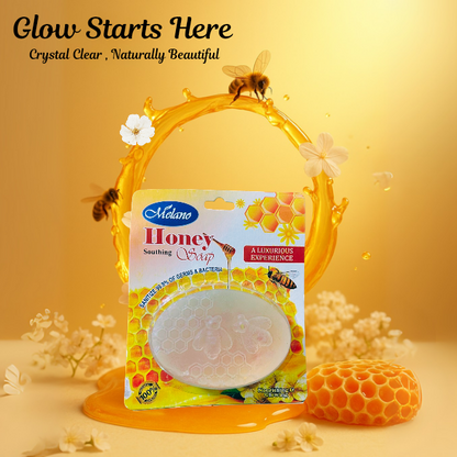 Organic Honey Soap for Brightening, Soft & Glowing Skin, Anti-Bacterial, Hydrating & Gentle Skincare

