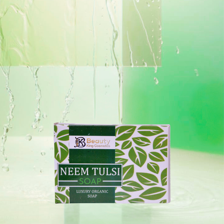 Neem & Tulsi Organic Soap – Natural Anti-Acne Cleanser for Clear & Glowing Skin

