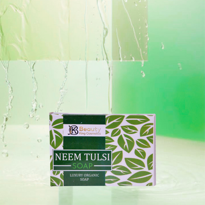 Neem & Tulsi Organic Soap – Natural Anti-Acne Cleanser for Clear & Glowing Skin

