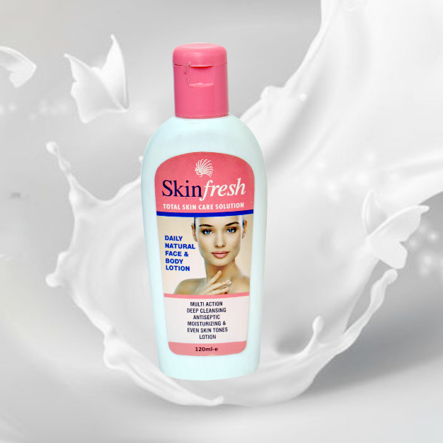 Skin Fresh Face & Body Lotion for Daily Moisturizing, Skin Tone Care, Soft Smooth Glowing Skin, All Skin Types