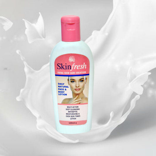 Skin Fresh Face & Body Lotion for Daily Moisturizing, Skin Tone Care, Soft Smooth Glowing Skin, All Skin Types